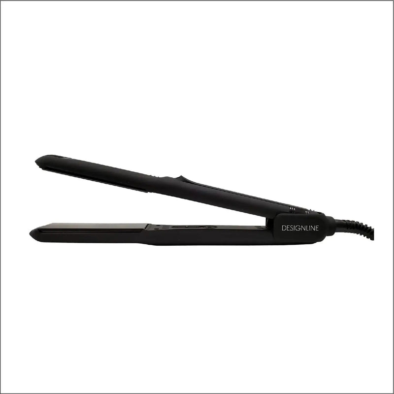 Regis Designline Black Titanium Flat Iron Hair Straightener 1.25